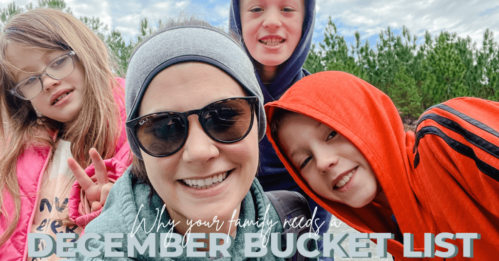 Does December feel like a crazy month where you're losing your mind? You need a December Bucket List and save your sanity!