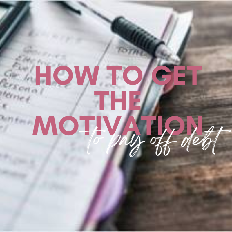 It's tough finding the motivation to pay off debt but here's how to do it! Let's get started paying off our debt!
