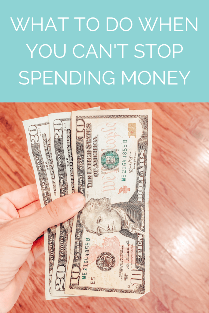 What do you do when you can't stop spending money? Here are a few ways to make it possible to stop the overspending and start controlling your money.