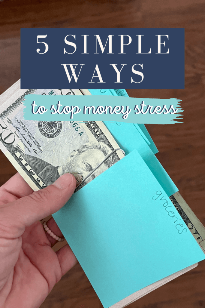 Money stress sucks. Here are 5 simple ways to get over money stress and to stop it from wrecking your life. 
