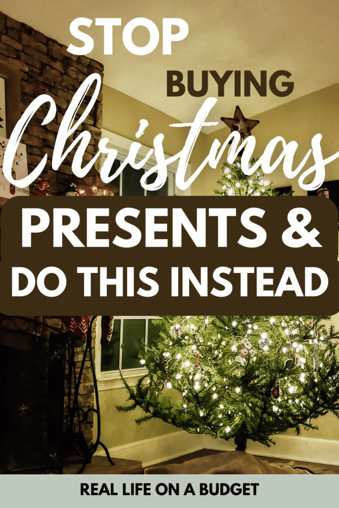 Instead of buying Christmas presents this year give your family financial peace of mind by doing this one thing!