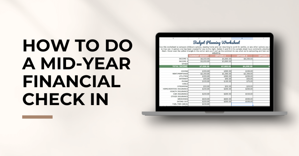 We're halfway through the year! It's time to do a mid year financial check in so we can review where we are in our personal finances.