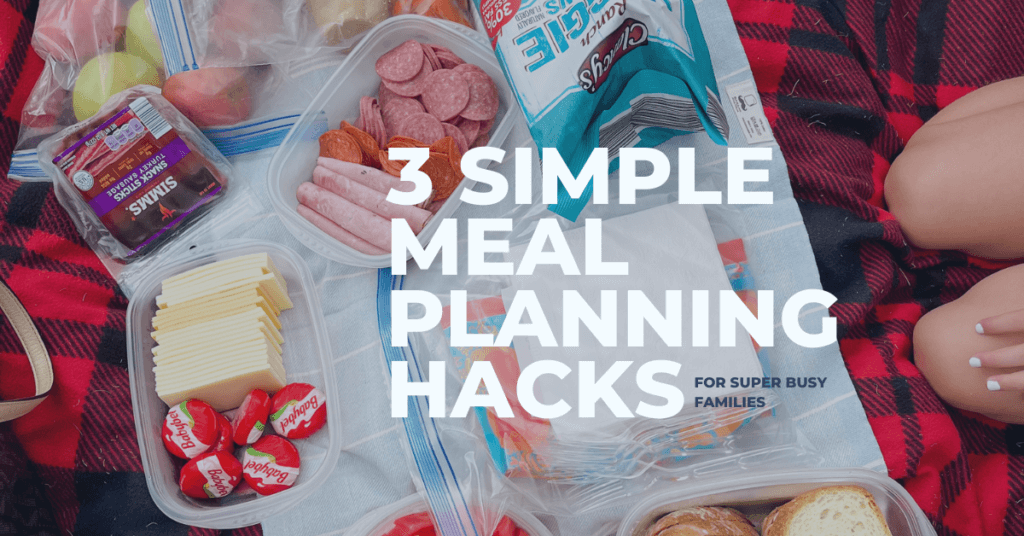 Meal planning doesn't have to be complicated! These are my tried and true simple meal planning hacks for busy families.