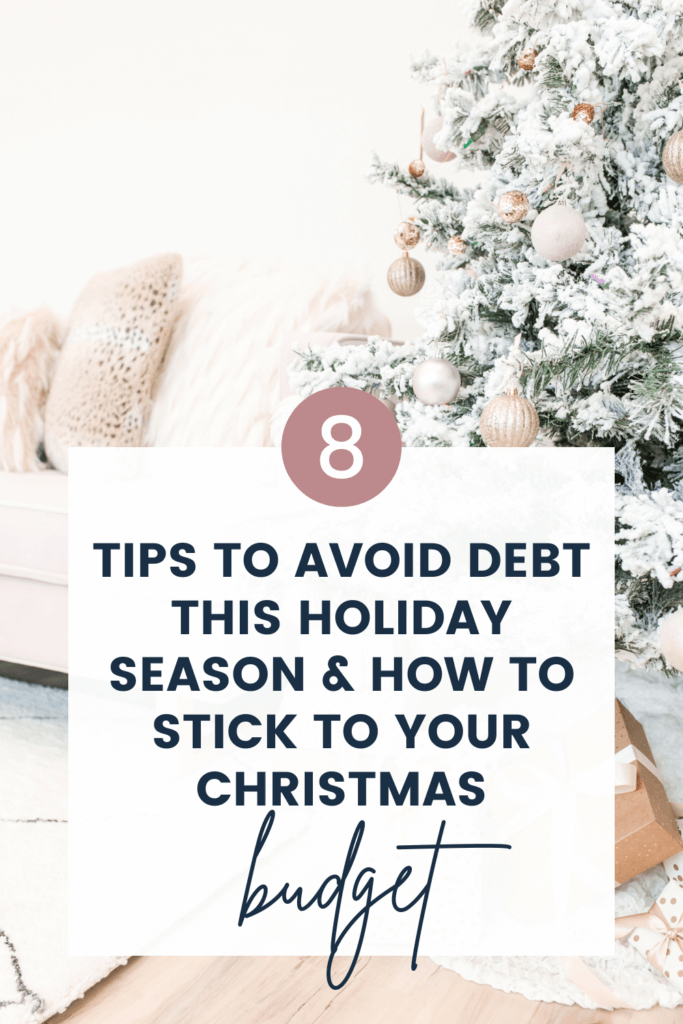Let's not start the New Year off deeper in debt! Here's how to avoid debt this holiday season and stick to your Christmas budget!
